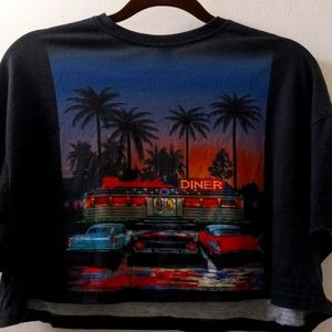 Shein || Unisex Roadside Diner tee S